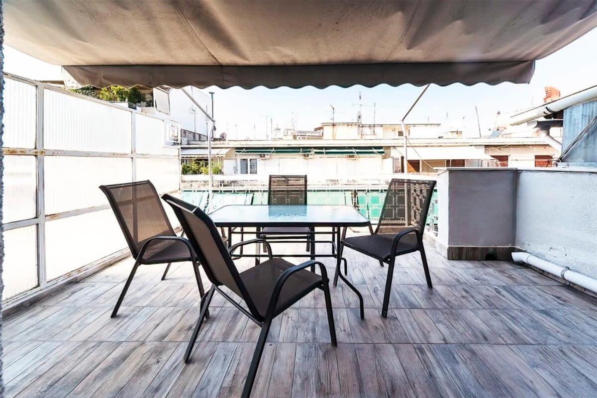 אתונה Topfloor Central Apt With Urban Views,3' To Metro מראה חיצוני תמונה